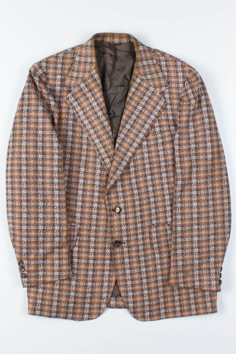 70s Orange Oversized Vintage Blazer