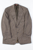 Brown Herringbone Vintage Blazer