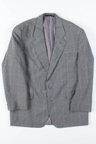 Olive Plaid Oversized Vintage Blazer