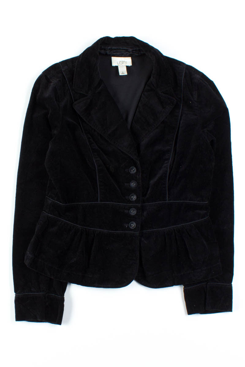 Black Velvet Blazer
