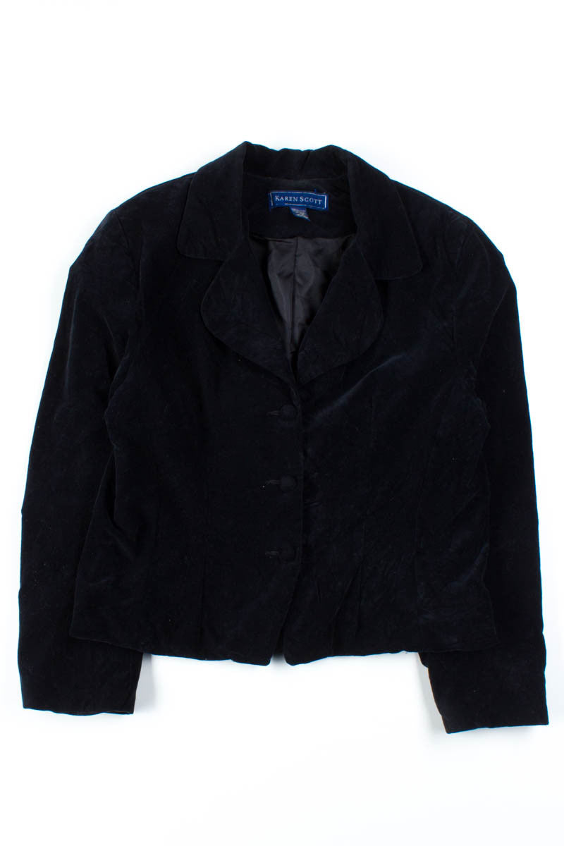 Black Velvet Blazer 2