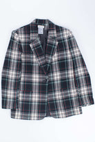 Green Plaid Vintage Blazer