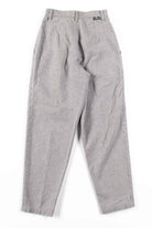 Black Houndstooth Pleated Lee Pants (sz. 4 Petite)