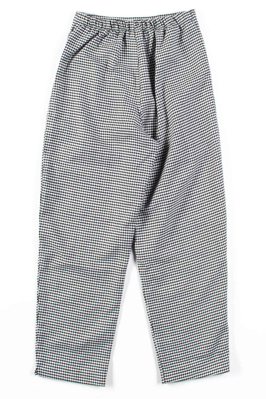 Houndstooth Pull-On Pants (sz. 10)