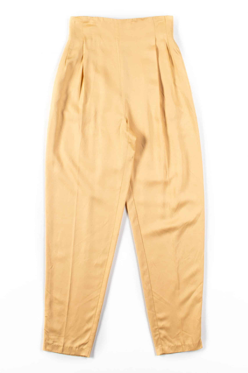 Butterscotch Pleated Pants (sz. 4)