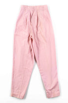 Pink Pleated High Waisted Vintage Pants (sz. 5)