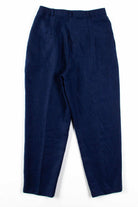 Navy Pleated Pants (sz. 12)