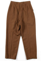 Brown Pleated Vintage Pants (sz. 8)