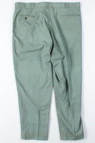 Green Checkered Pants