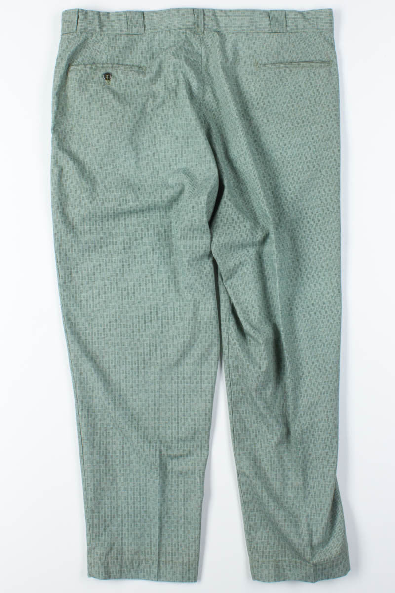 Green Checkered Pants
