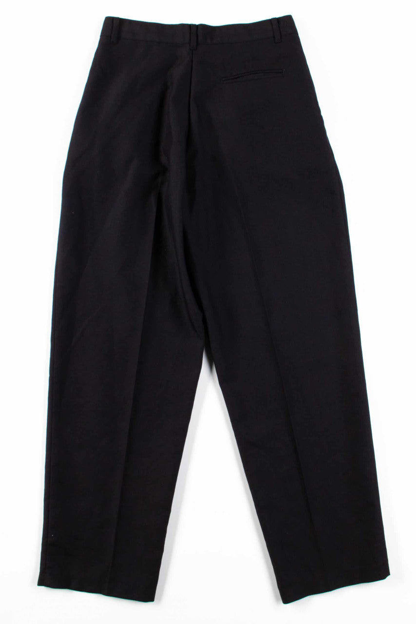 Black Pleated Vintage Pants (sz. 18 Reg.)