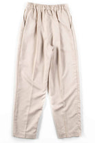 Beige Striped Pleated Vintage Pants (sz. 10)