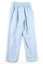 Light Blue Pleated Vintage Pants w/ Stripe Detail