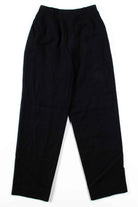Black Pleated Wool Vintage Pants (sz. 4)