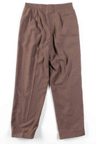 Brown Pleated Vintage Pants