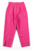 Hot Pink Pleated Vintage Pants (sz. 13)