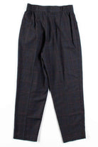 Black Vintage Plaid Pants (sz. 10)