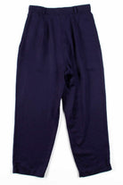 Navy Vintage Pleated Pants (sz. 10)