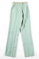 Vintage Mint Belted Pants (sz. 9)