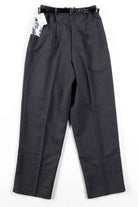 Grey Pleated Belted Pants (sz. 4P)