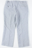 Blue Checkered Plaid Pants