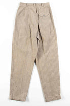 Tan Herringbone Pleated Pants (sz. 6)