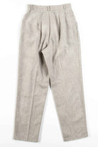 Olive Houndstooth Pleated Pants (sz. 6)