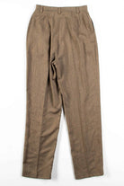 Olive Heather Pleated Pants