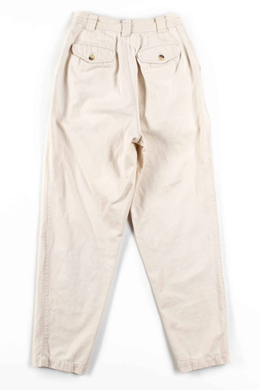 Tan Pleated Pants (sz. 5/6)