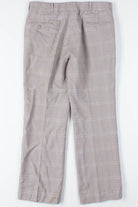 Brown Glen Check Plaid Pants