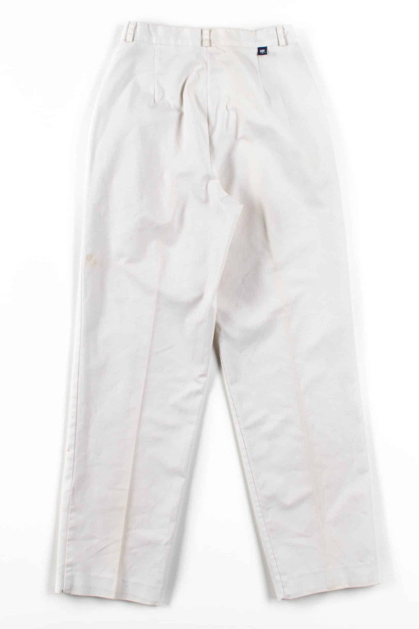White Pleated Pants (sz. 7) 1