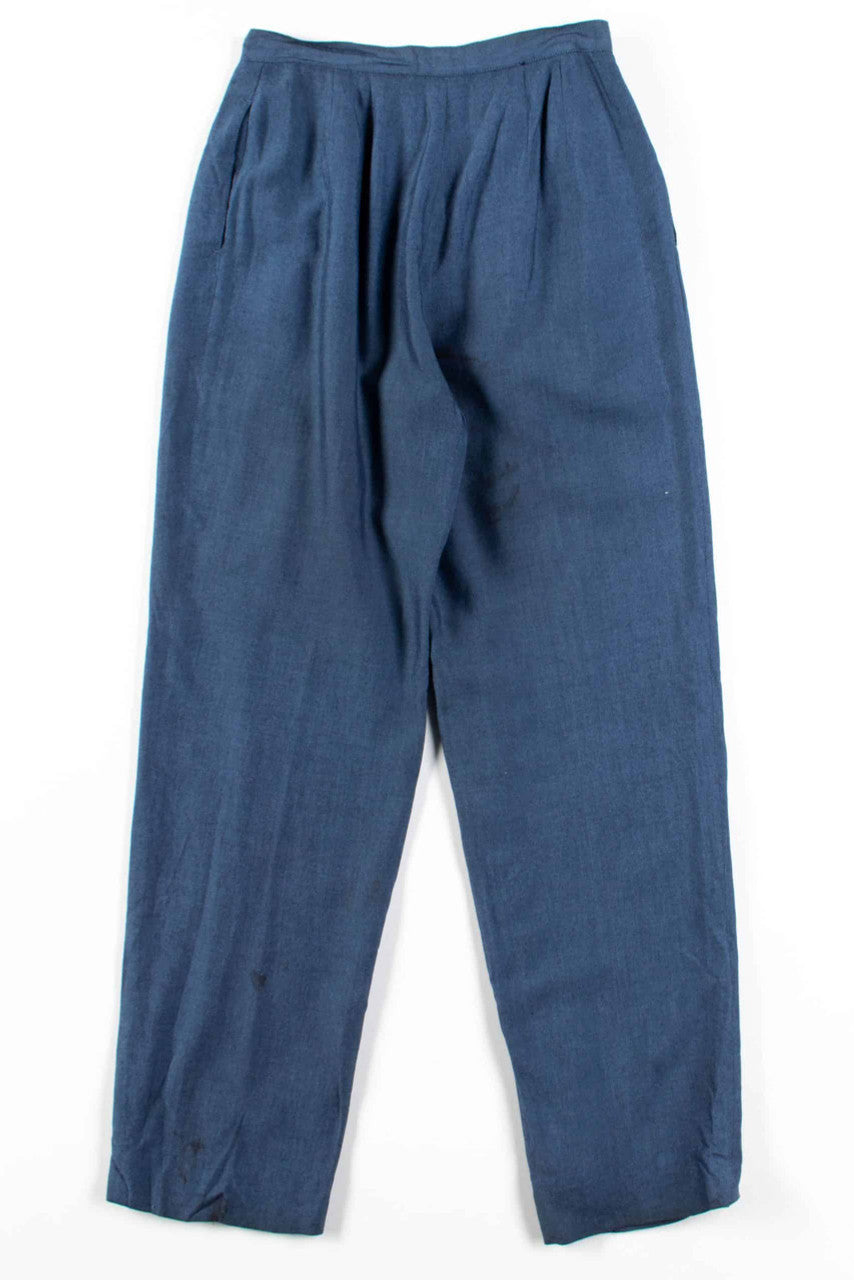 Chambray Pleated Pants (sz. 4)