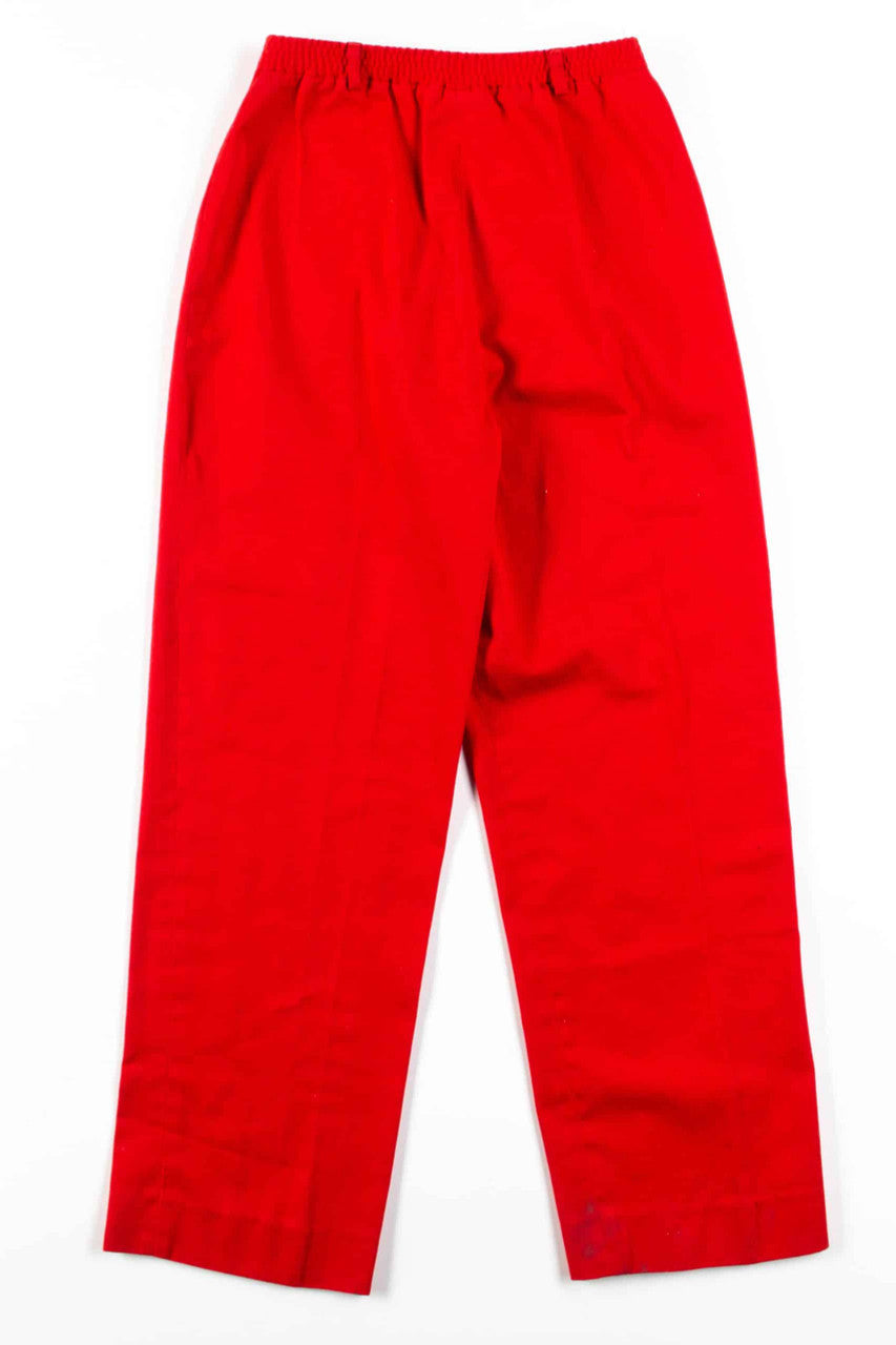 Red Vintage Pants (sz. 8)