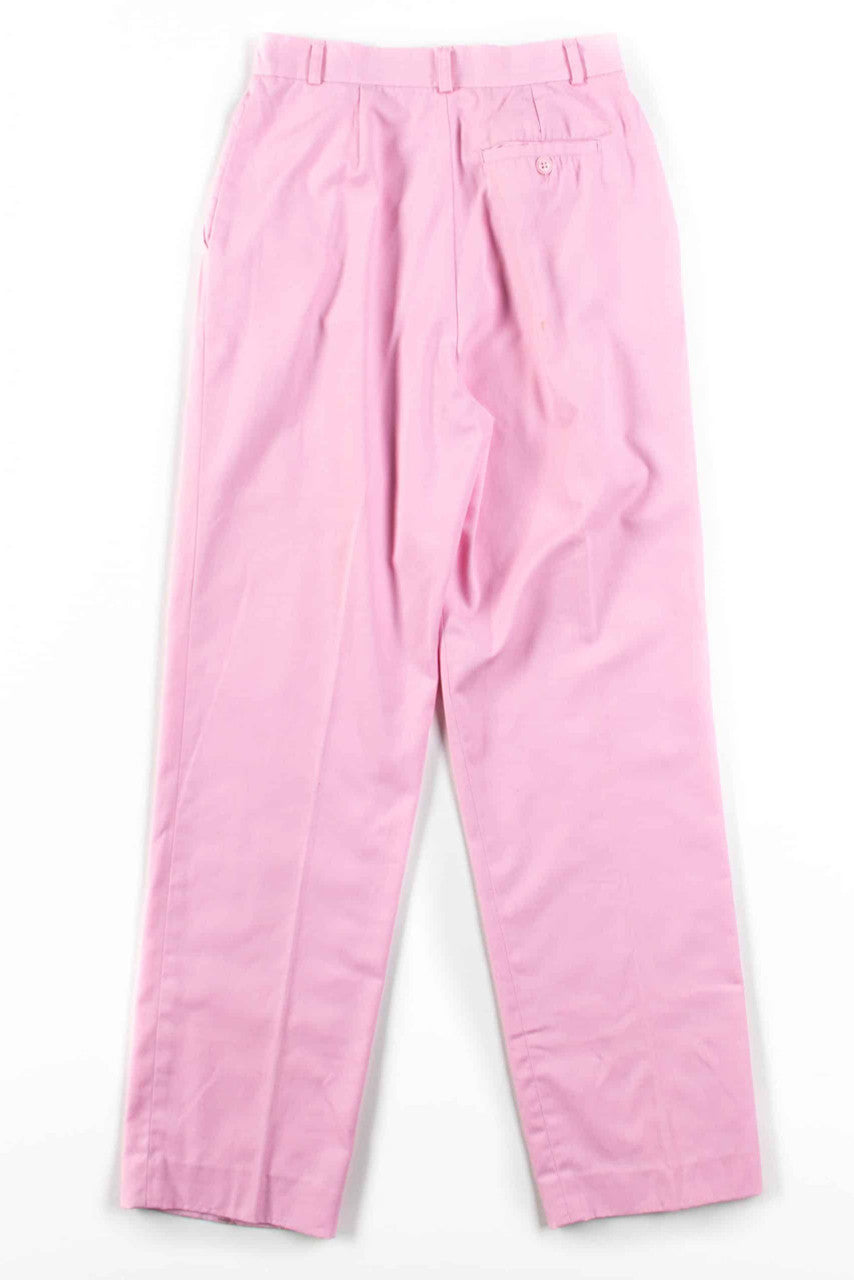 Pink Pleated Pants (sz. 8)