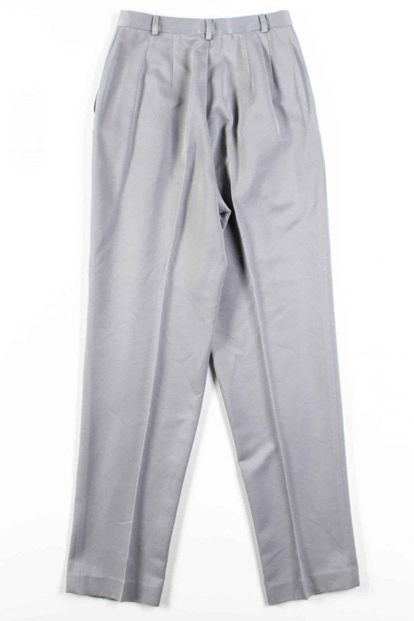 Grey Pleated Pants (sz. 8)