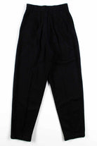 Black Pleated Pants (sz. 8)