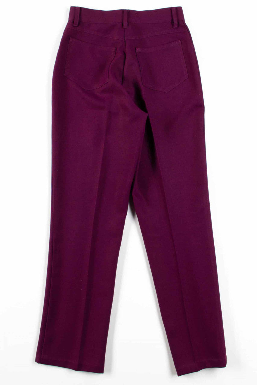 Burgundy Vintage Pants (sz. 7/8)