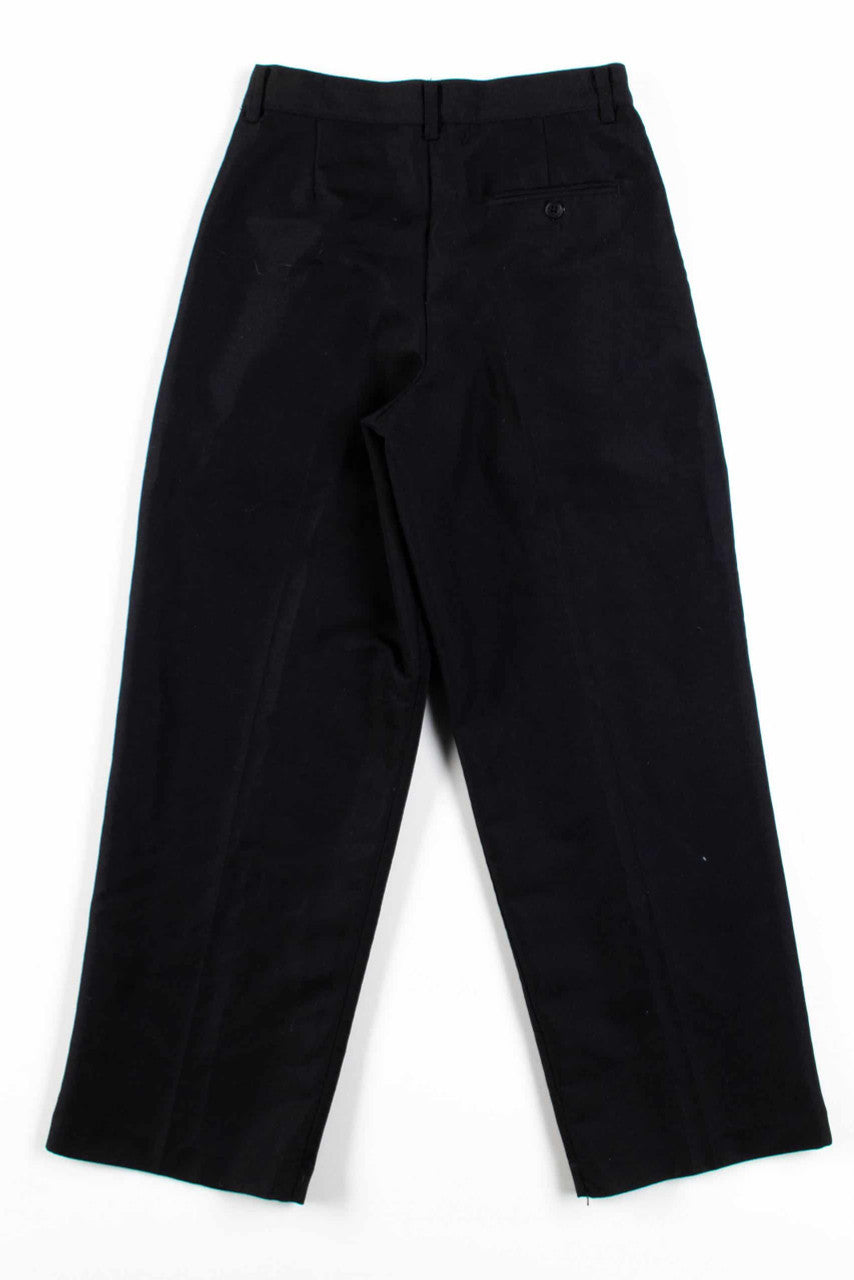 Black Pleated Pants (sz. 14 Reg)