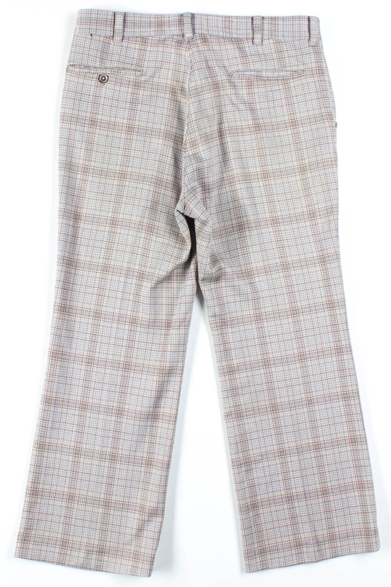 Tan Puppytooth Pants