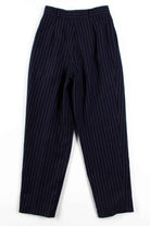 Black Pinstriped Pants (sz. 8)