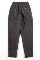Grey Metallic Herringbone Pleated Pants (sz. 4)