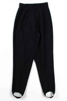 Black Pleated Pants w/ Stirrups (sz. 10)