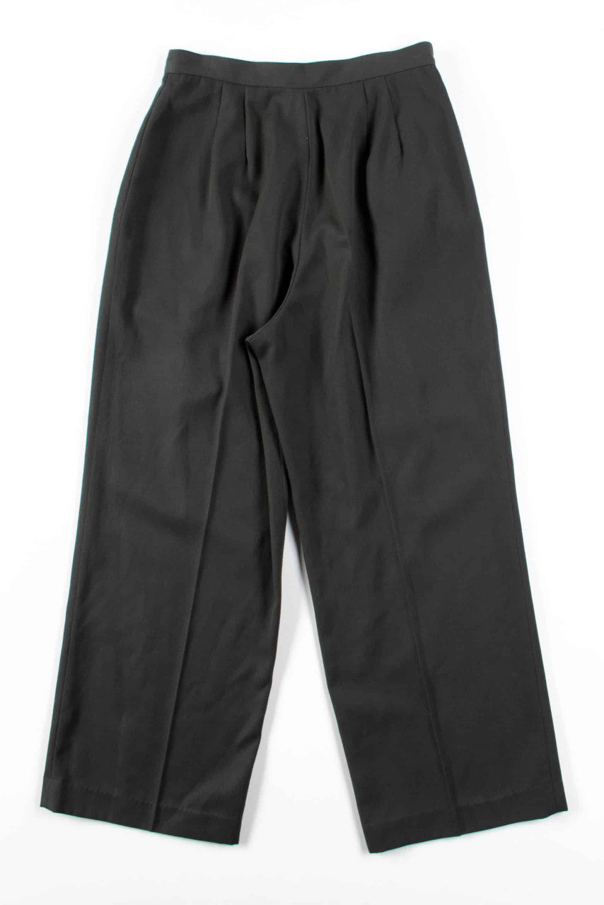 Olive Pleated Pants (sz. 10)