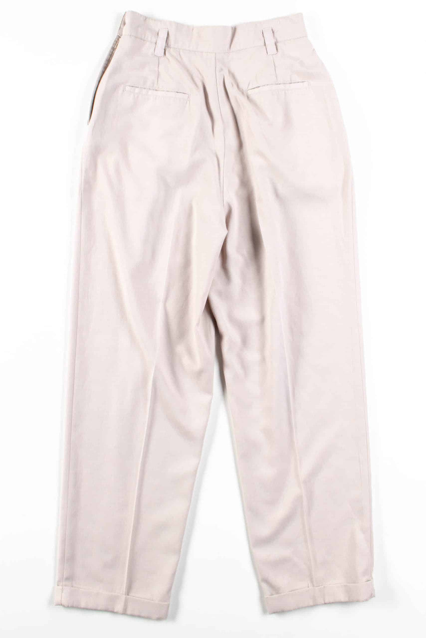 Tan Pleated Pants (sz. 10)
