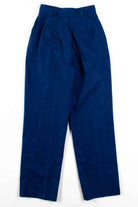 Navy Pleated Pants (sz. 8) 2