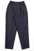 Grey Textured Pleated Pants (sz. 6)