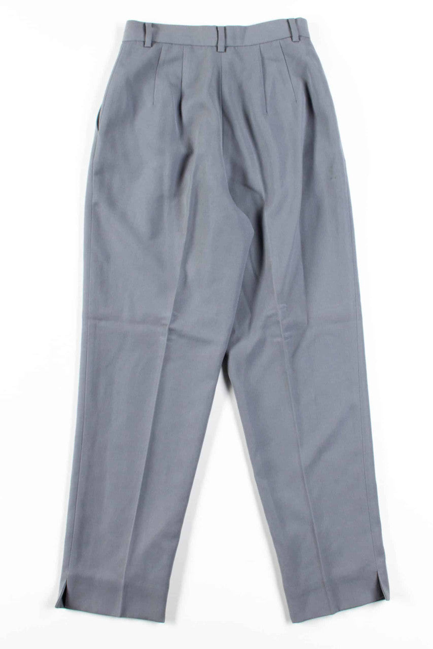 Grey Pleated Pants (sz. 4P)