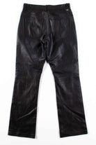 Black Leather Low Rise Pants (sz. 4)