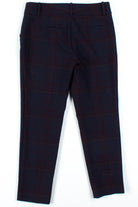 Dark Green & Burgundy Plaid Pants
