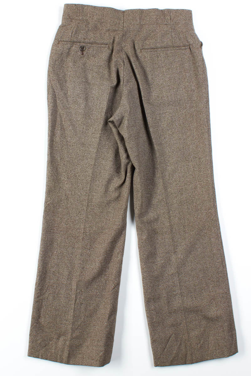 Tan Textured Vintage Pants